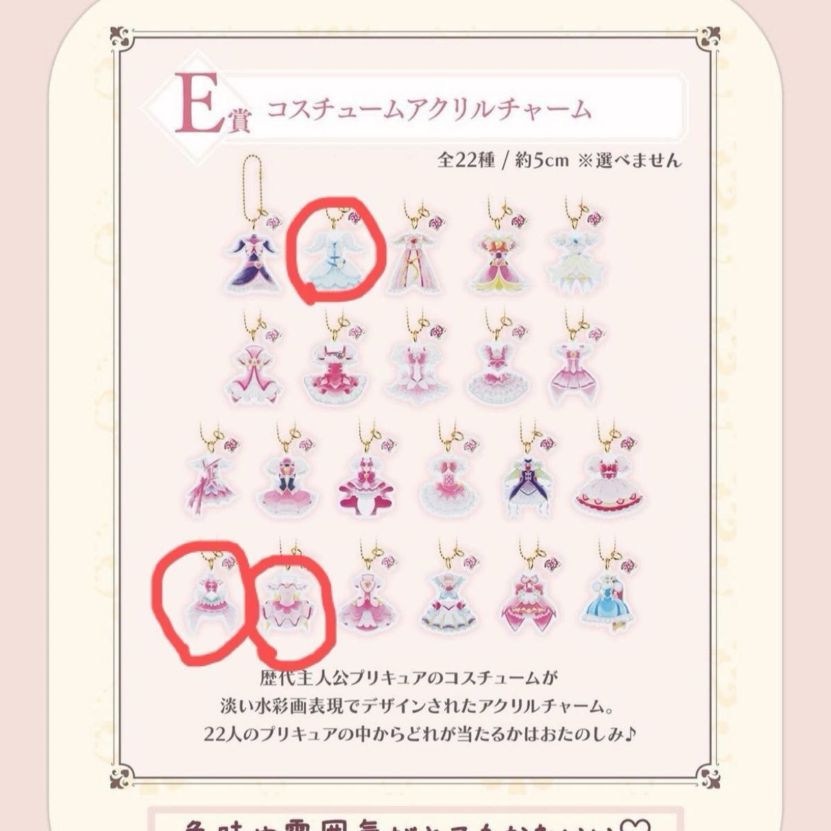 現品限り一斉値下げ！】 プリキュア ２０周年 一番くじ E賞