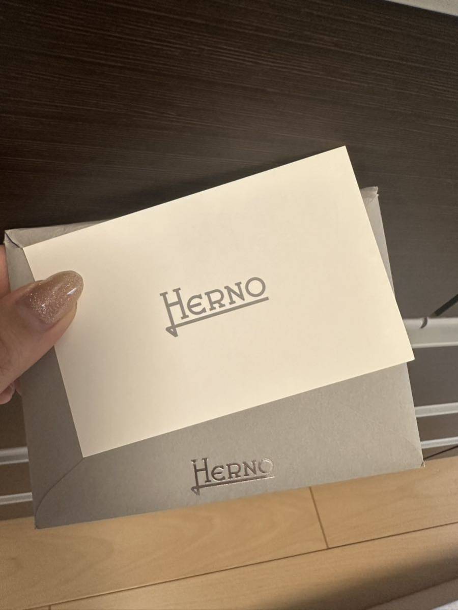 HERNO ヘルノ　ダウン　ラミナー スリムゴアテックス ウィンドストッパーコート ¥181.500 未使用　IT42_画像9