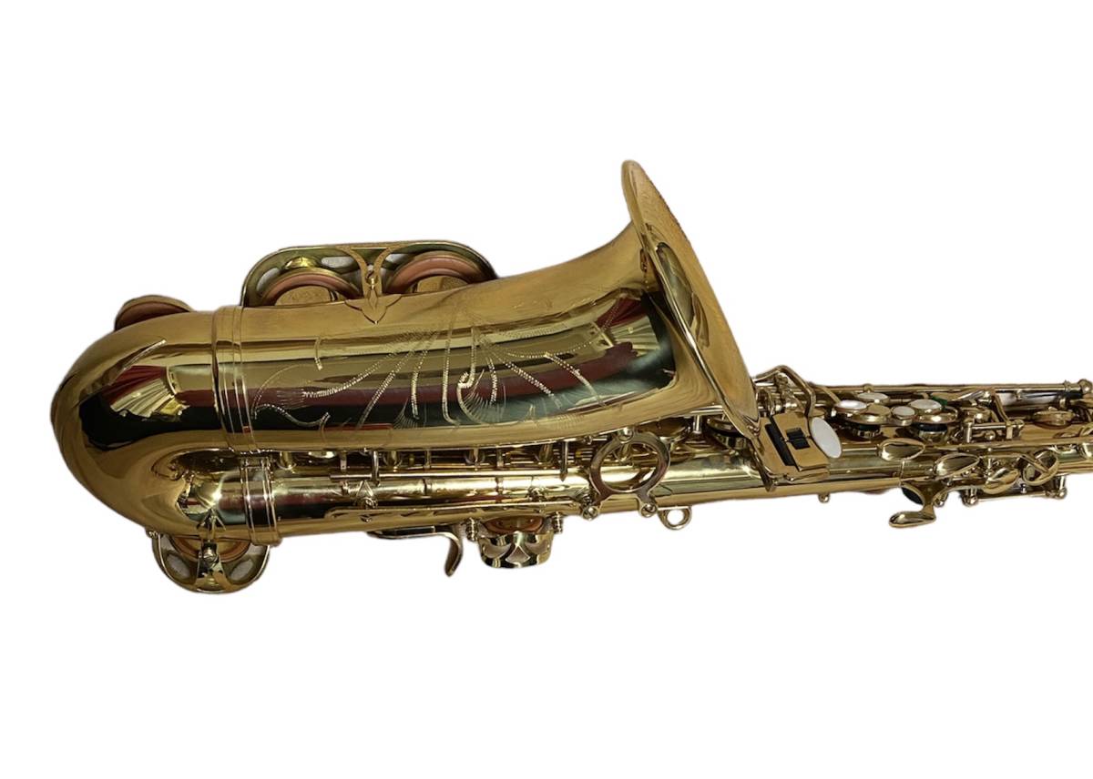 [ alto saxophone ] Gold Rucker case attaching sculpture entering beginner 