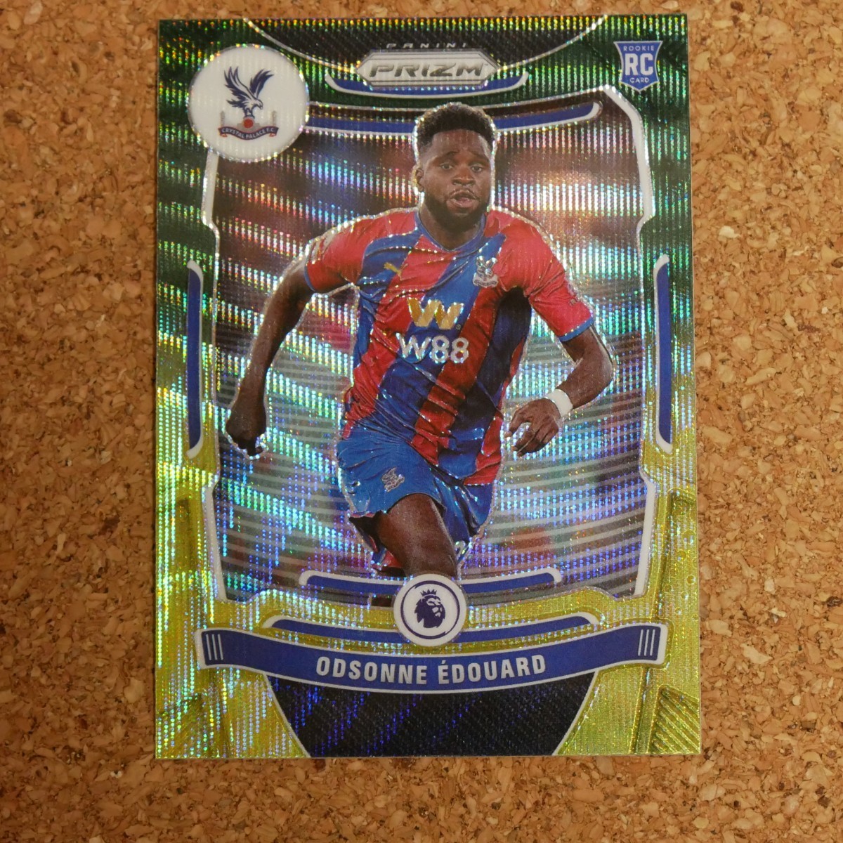 panini prizm soccer Odsonne edouard パニーニプリズムサッカー オドソンヌ・エドゥアール クリスタルパレス rookie ルーキー RC_画像1