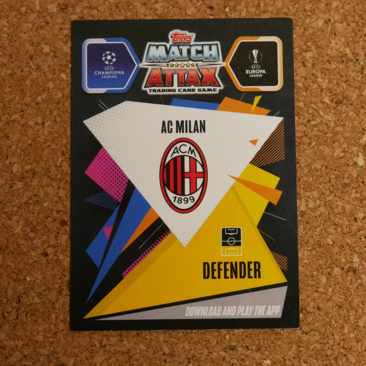 topps match attax Alessio Romagnoli トップスマッチアタックス アレッシオ・ロマニョーリ ミラン ラツィオ soccer_画像2