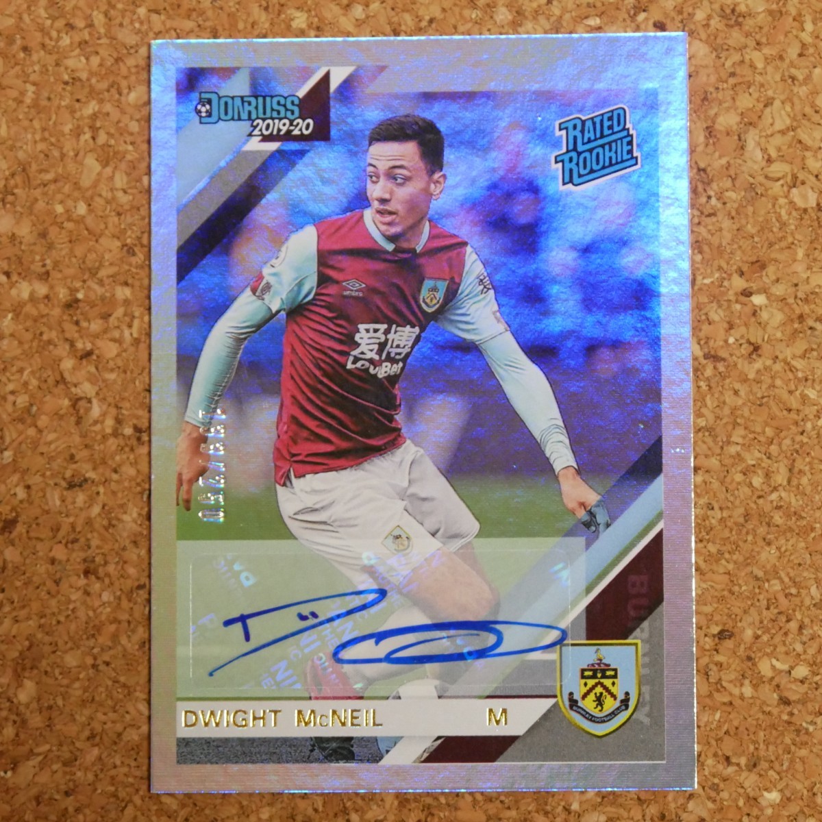 panini chronicles donruss soccer Dwight McNeil 250シリ ドワイト・マクニール バーンリー エヴァートン auto サイン rookie ルーキー_画像1