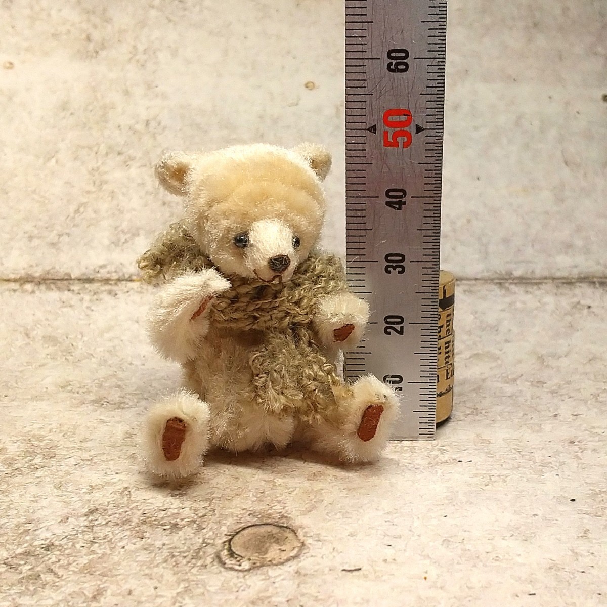 sun3 手作りマフラーのちびくまちゃん ハンドメイド モール ベア