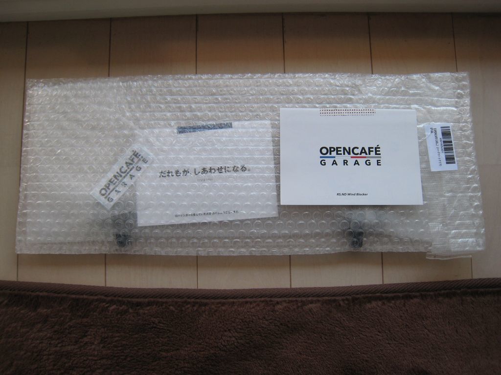 OPENCAFE GARAGE ND ロードスター用　ウインドブロッカー ハードコートクリア　TYPE-140_画像2