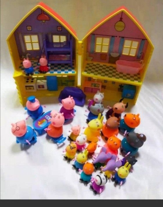 ペッパピッグ peppa pig ドールハウス +25点人物セット|Yahoo ペッパピッグ peppa pig ドールハウス +25点人物セット|Yahoo