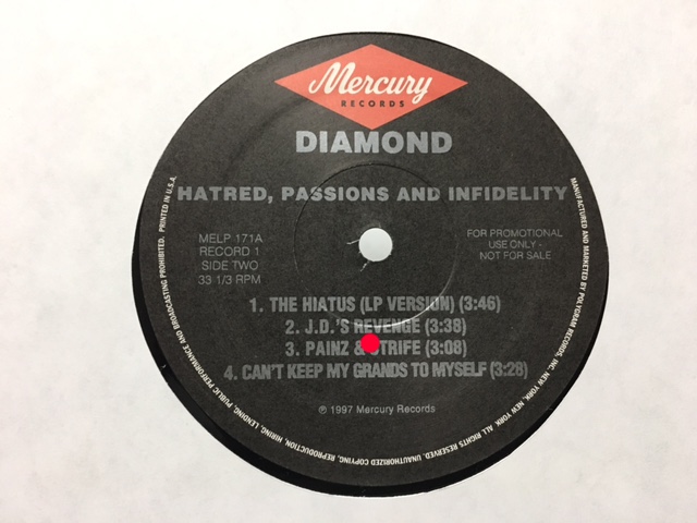 DIAMOND D HATRED PASSIONS & INFIDELITY PROMO d.i.t.c. big l lord finesse buckshot fat joe pete rock_画像3