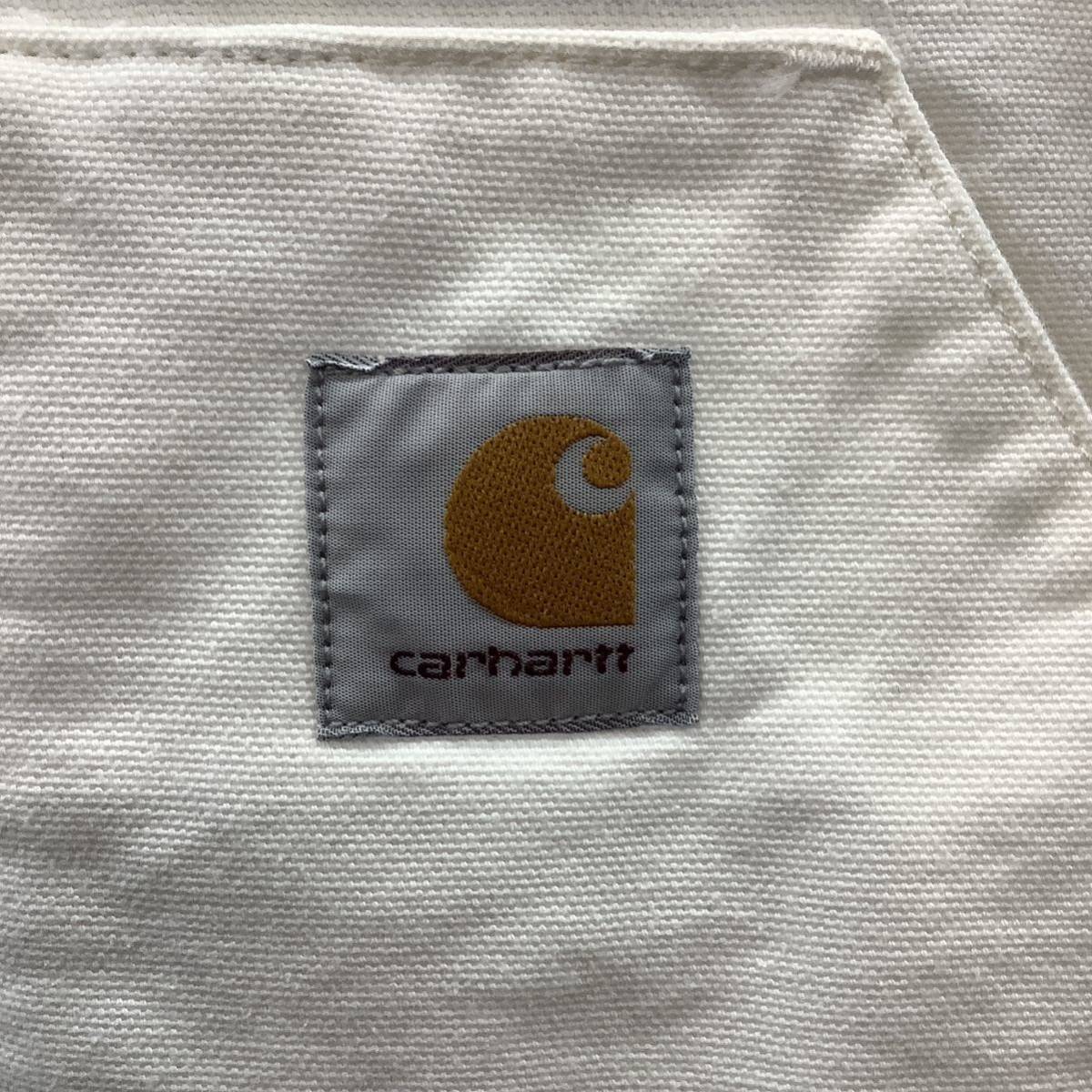 Carhartt CLASSIC VESTカーハート クラシックベスト 内側キルティング ホワイト size M 77386_画像5