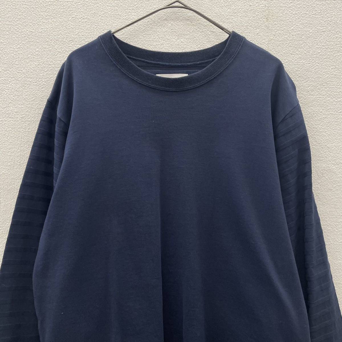 Lui's ルイス 長袖 カットソー ネイビー size M 73633_画像1