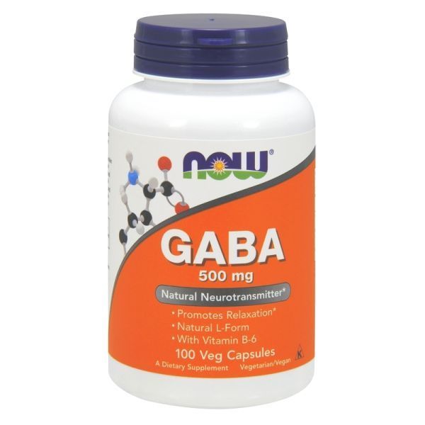 【 500mg 100カプセル 】 now ギャバ : GABA ストレス / ビタミンB6をプラス！ 送料300円から_画像1