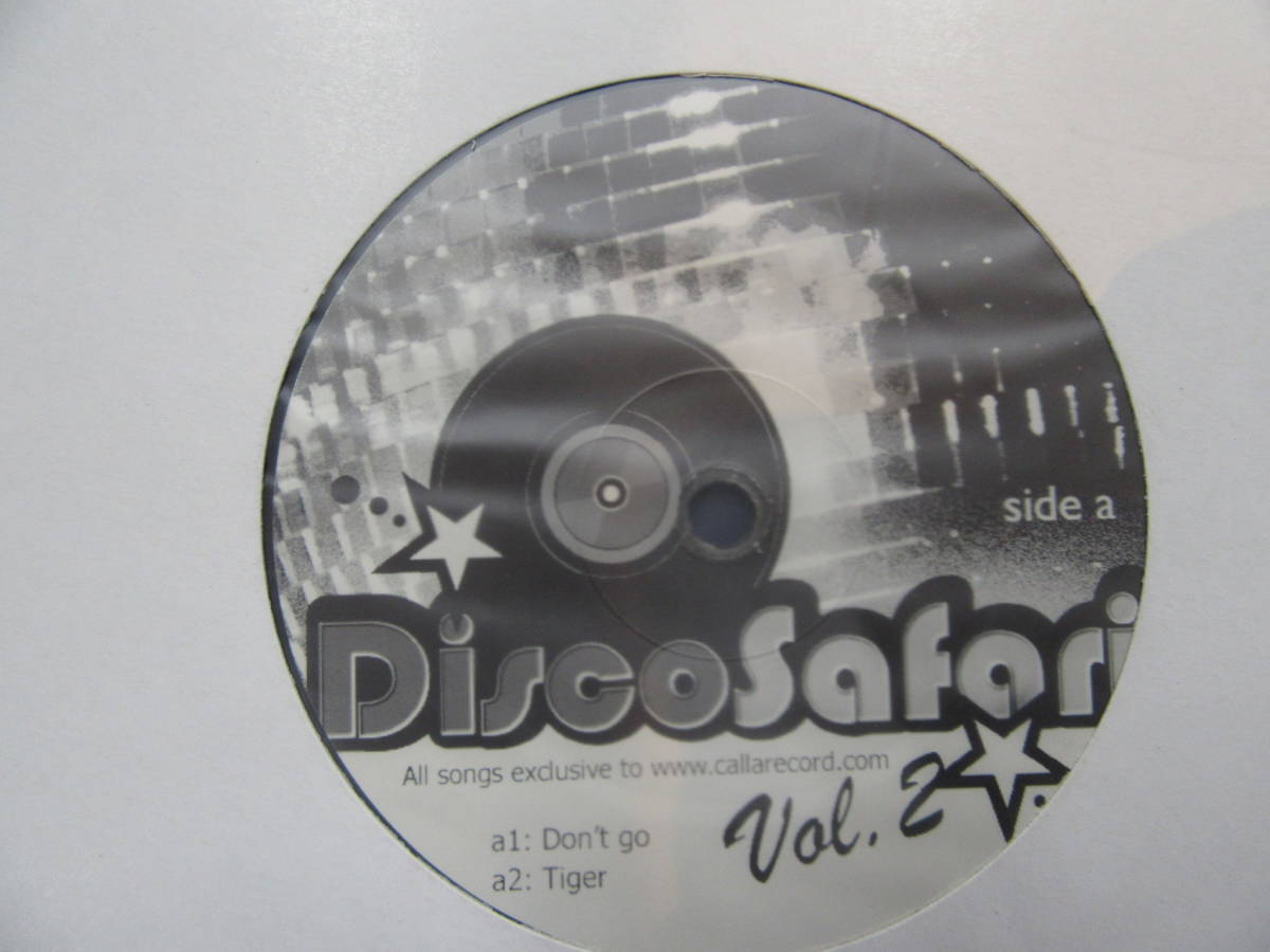 12inch【Disco Safari Vol. 2】JR/Dave Kurtis/Arno Cost ●輸入盤/DISCOSAFARI-002_画像1