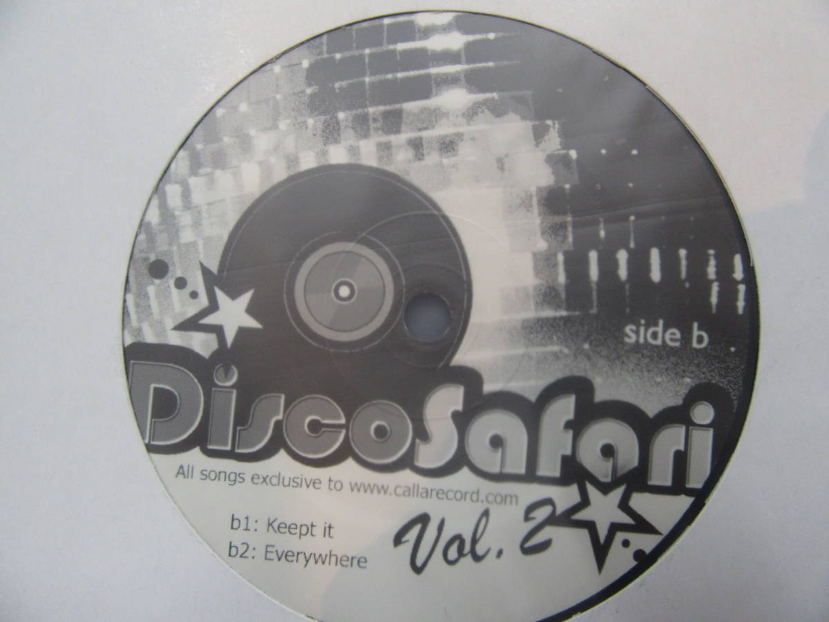 12inch【Disco Safari Vol. 2】JR/Dave Kurtis/Arno Cost ●輸入盤/DISCOSAFARI-002_画像2