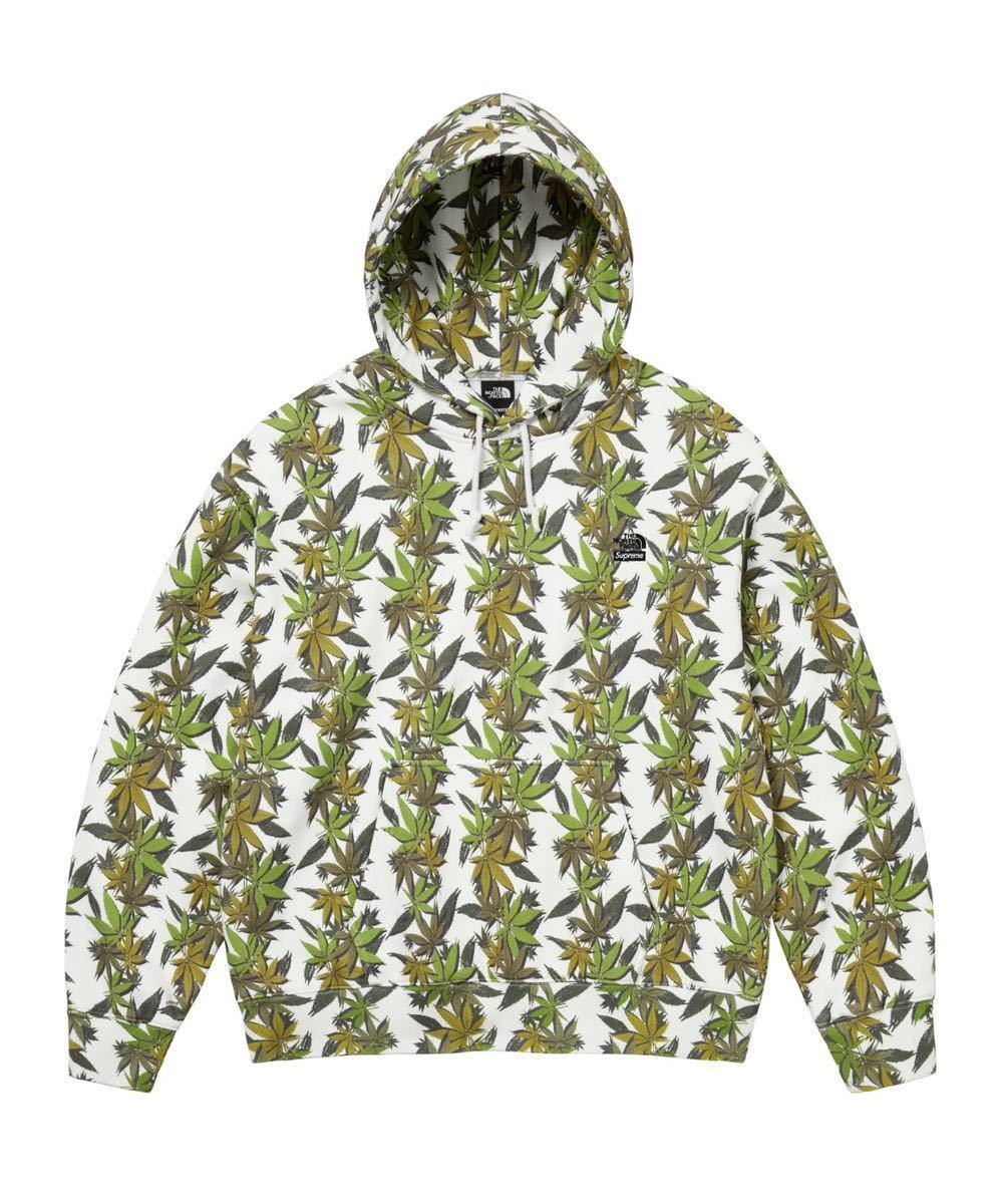 【送料無料】Lサイズ Supreme × The North Face Leaf Hooded Sweatshirt シュプリーム ノースフェイス パーカー フーディー