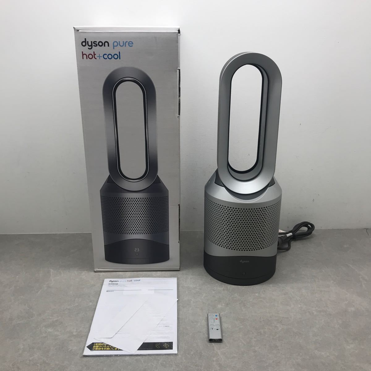 169 D 1円〜 dyson / hot + cool 空気清浄機能付 ファンヒーター HP00 ホット アンド クール 2018年製 ダイソン 中古 _画像1