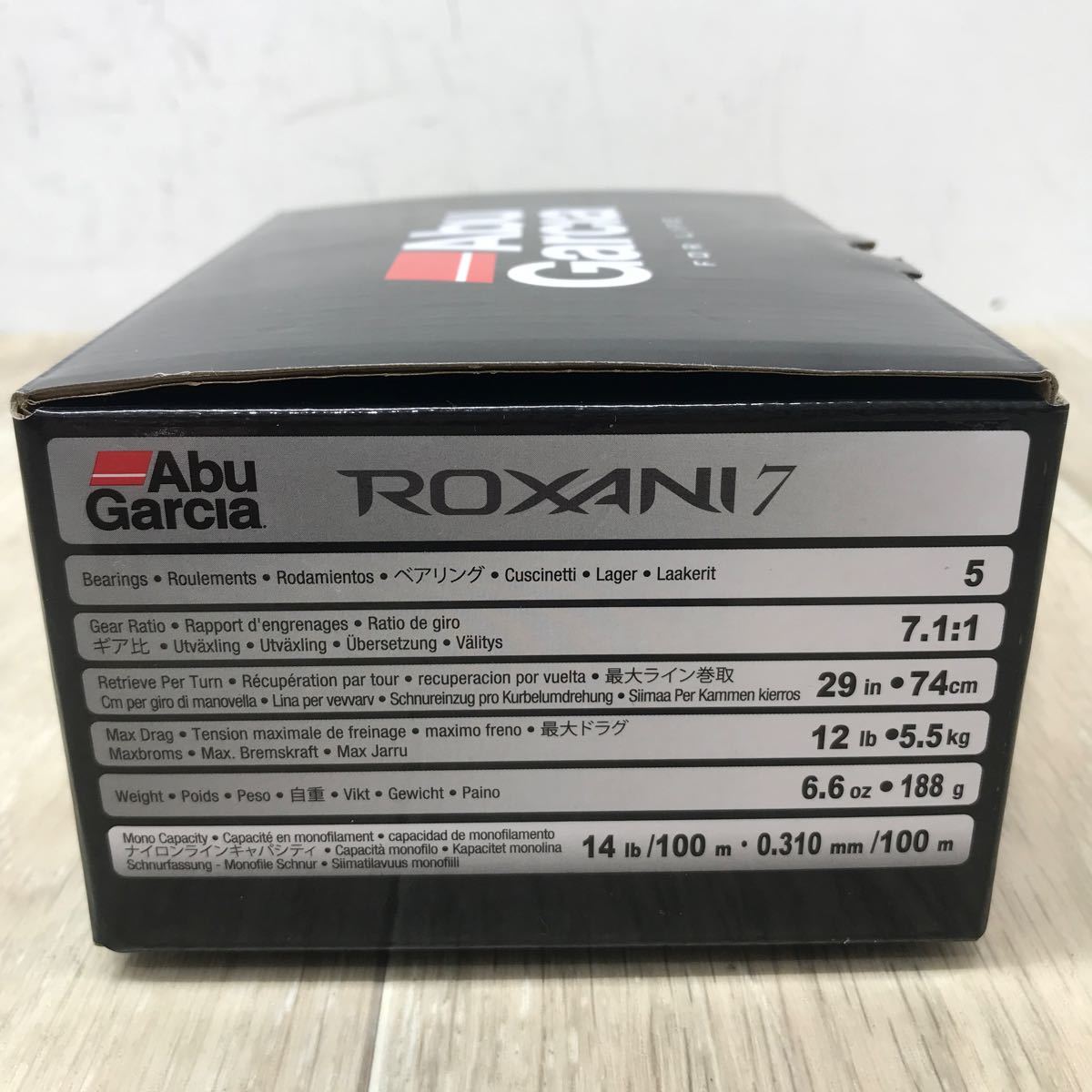 189 D 1円〜 釣り Abu Garcia ROXANI 7 アブ ガルシア ロキサーニ 7 右 ベイト リール 中古_画像10