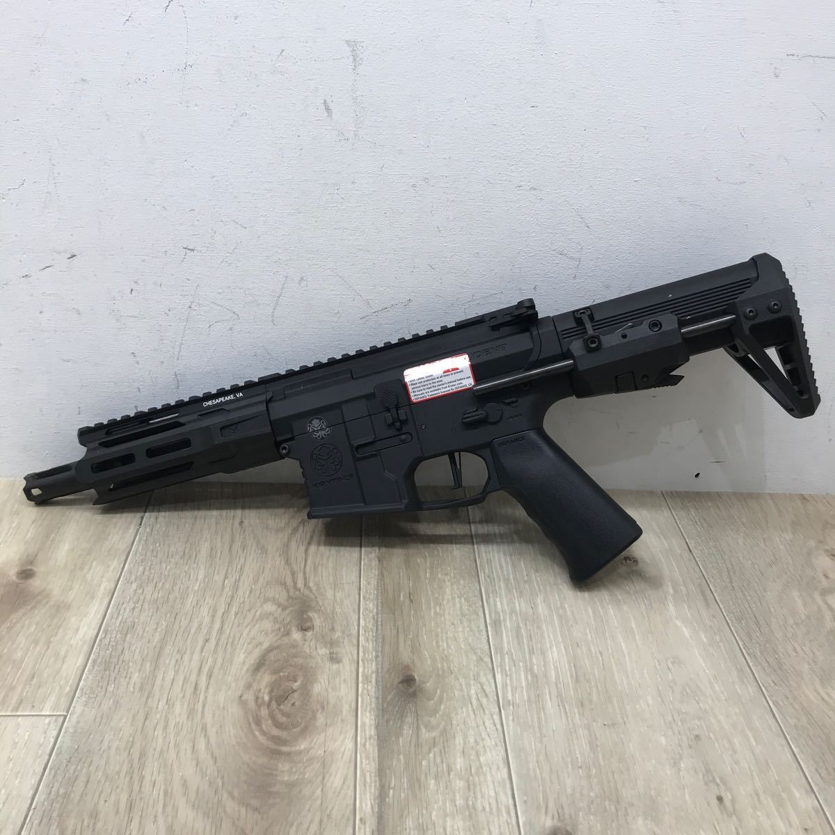 122 D 1円〜 KRYTAC TRIDENT MK2 PDW-M DSGカスタム 一品堂 FIRST 電動ガン ミリタリー 中古 【同梱不可】【18歳以上のみ対象】_画像4