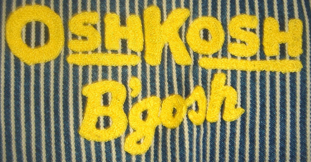 オシュコシュ OshKosh Baby B'gosh デニム ヒッコリー ストライプ カバーオール Denim Hickory Stripe Overalls_画像8