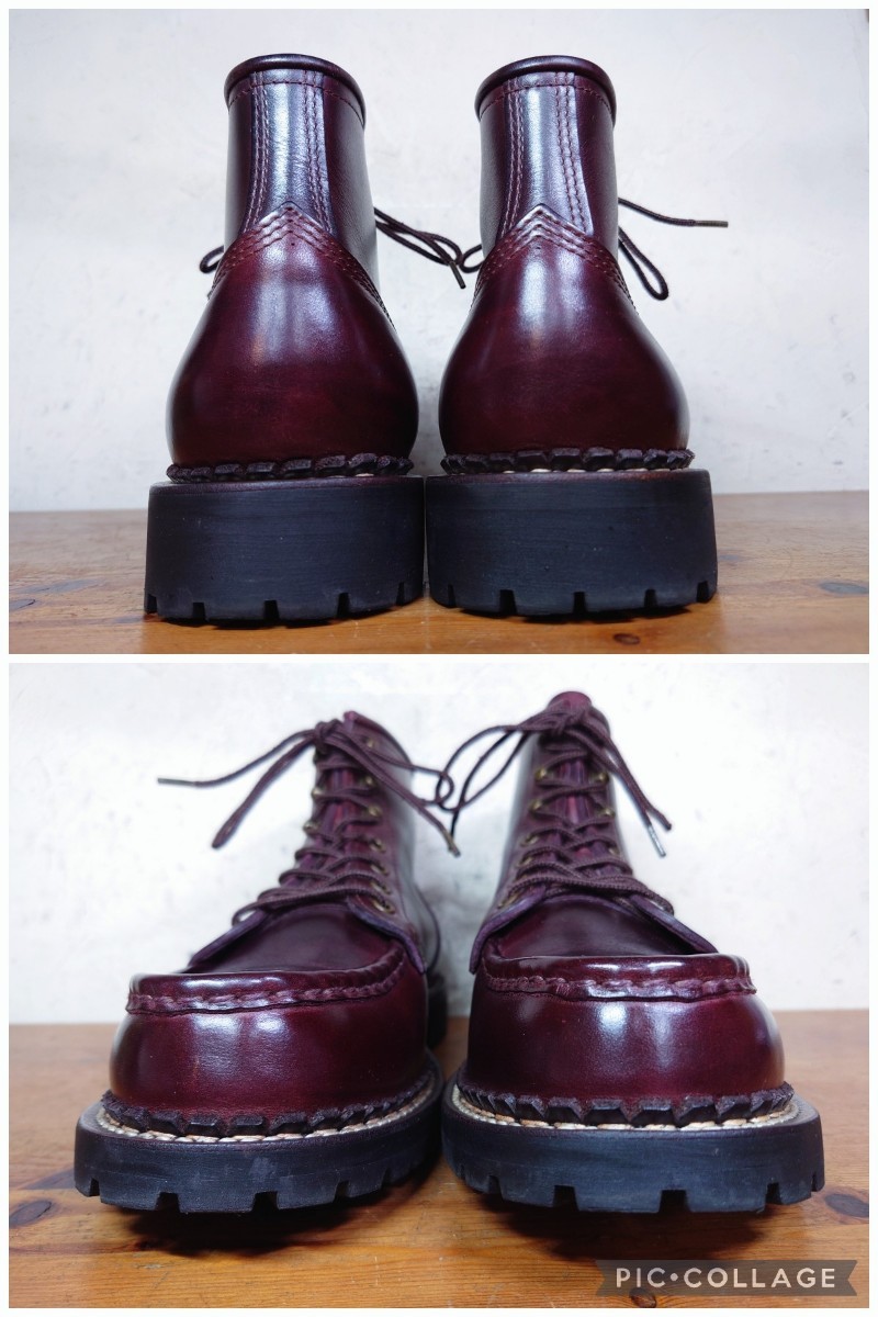 【数回履き程度/クロムエクセル】日本製 安藤製靴 FUNCTION PULSE OR5 モックトゥ ブーツ 28cm ブラウン 茶/danner redwingの画像6
