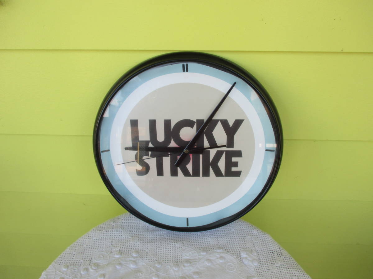 * Lucky Strike не продается дым . магазин новые товары передвижной товар Vintage товар износ иметь ( plate )34×34×2.5. вес 900.