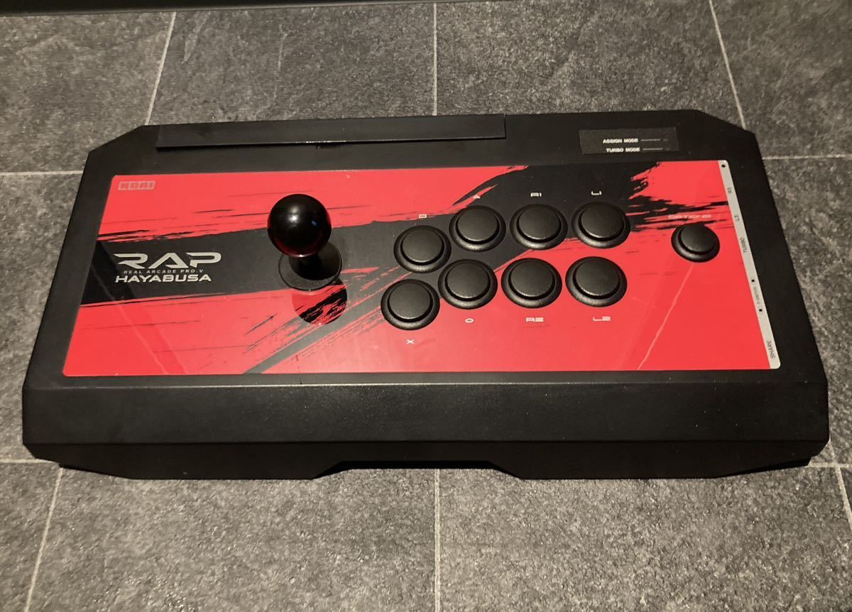 動作品 PS4/PS3/PC プレステ4/3/パソコン HORI リアルアーケードプロ.V HAYABUSA PS4-055 ホリ REAL ARCADE PRO.V 隼 RAP ハヤブサ_画像1