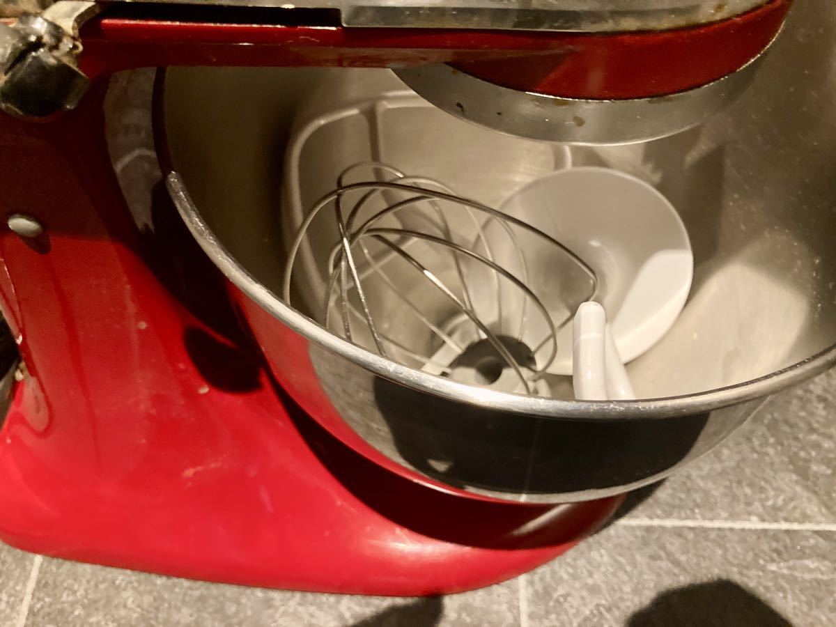 KitchenAid キッチンエイド KSM150ER 100V (50/60)Hz 225W レッド 動作確認済み_画像4