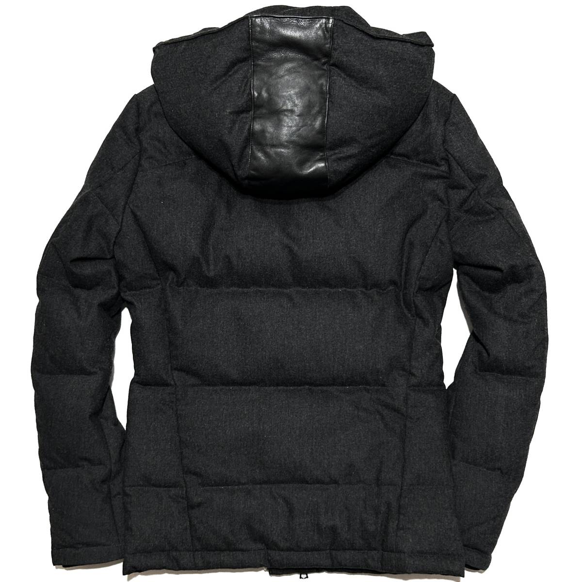 定価12万 wjk HEAVY WOOL POPLIN M-65 SEPARATE HOOD DOWN JACKET Mサイズ ヘビーウールポプリンダウンジャケット モンクレール wjk