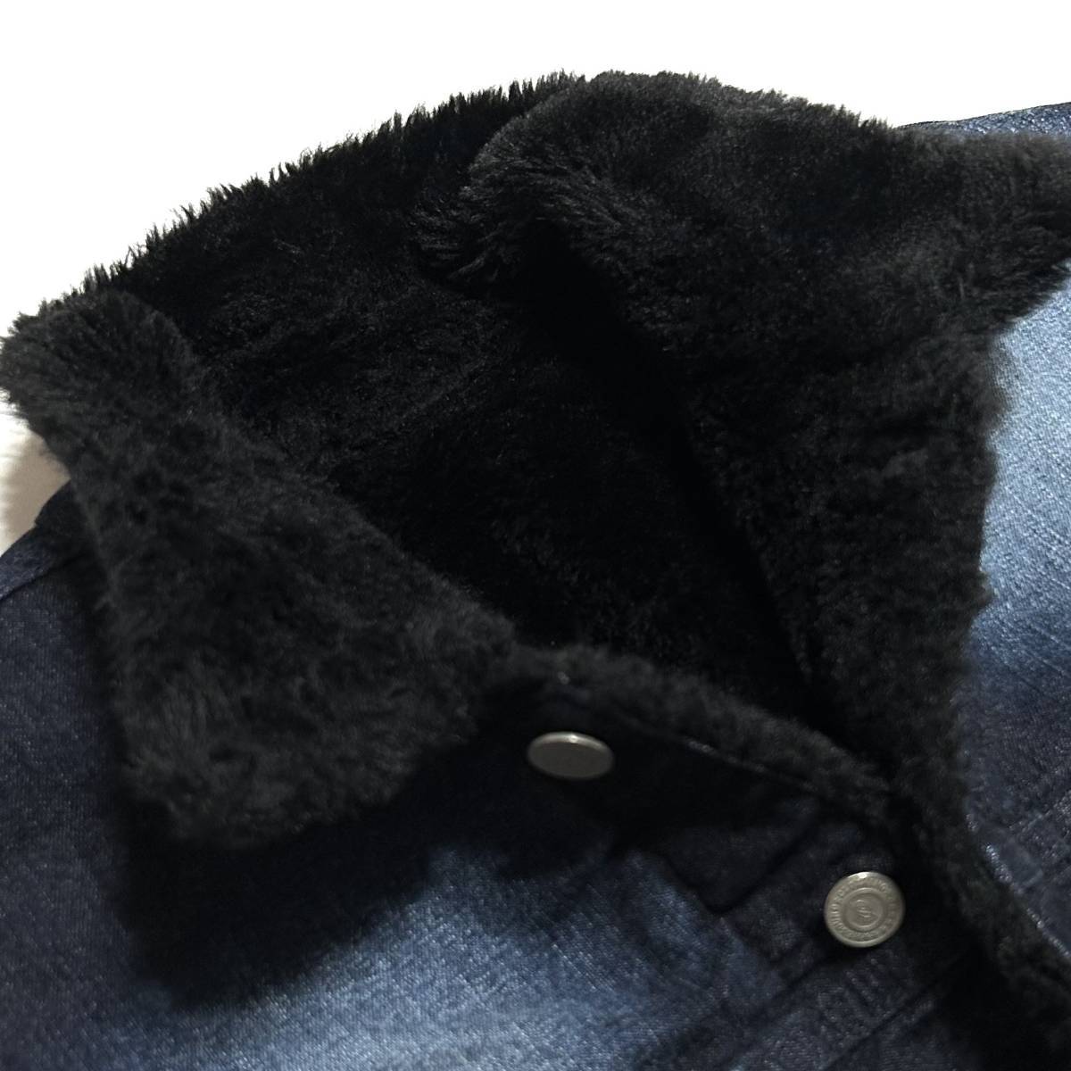 未使用 LEON掲載 RESOUND CLOTHING BARTLOZZ FUR STRETCH THIRD Gジャン 2 リサウンドクロージング ファーストレッチデニムジャケット_画像7