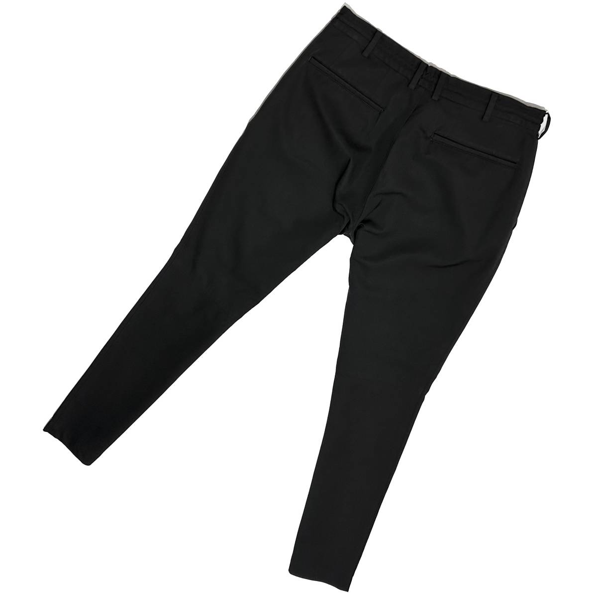  обычная цена 3.5 десять тысяч junhashimoto STRETCH WOOL EASY TUCK PANTS 2 чёрный Jun - si Moto стрейч шерсть легкий tuck брюки akm wjk 1piu