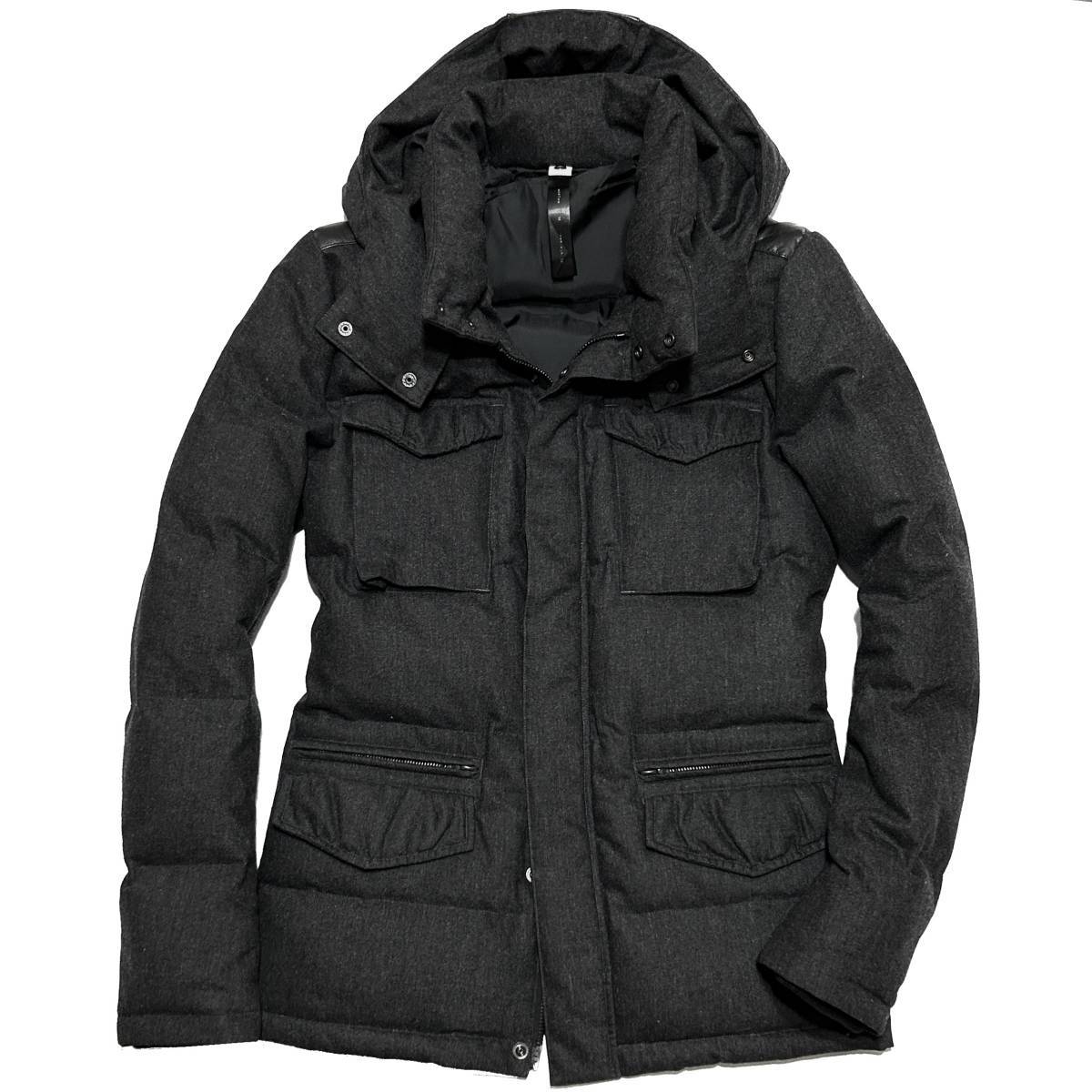 定価12万 wjk HEAVY WOOL POPLIN M-65 SEPARATE HOOD DOWN JACKET Mサイズ ヘビーウールポプリンダウンジャケット モンクレール wjk 1piu