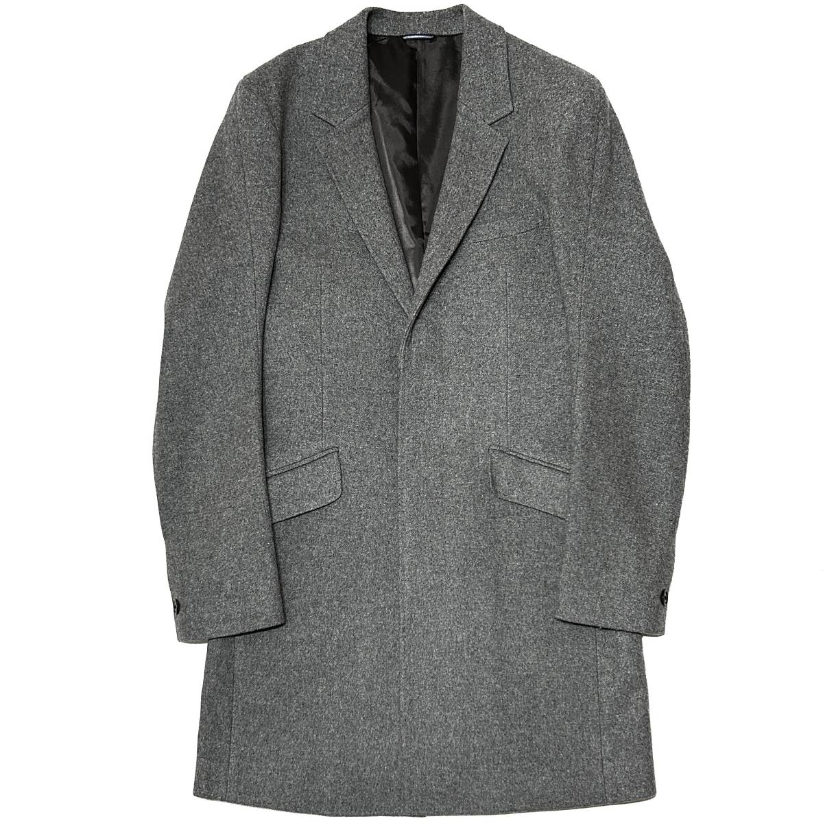 定価9 4万 junhashimoto WOOL FLANNEL 3D CHESTER COAT 3 グレー 定価9 4万 junhashimoto WOOL FLANNEL 3D CHESTER COAT 3 グレー