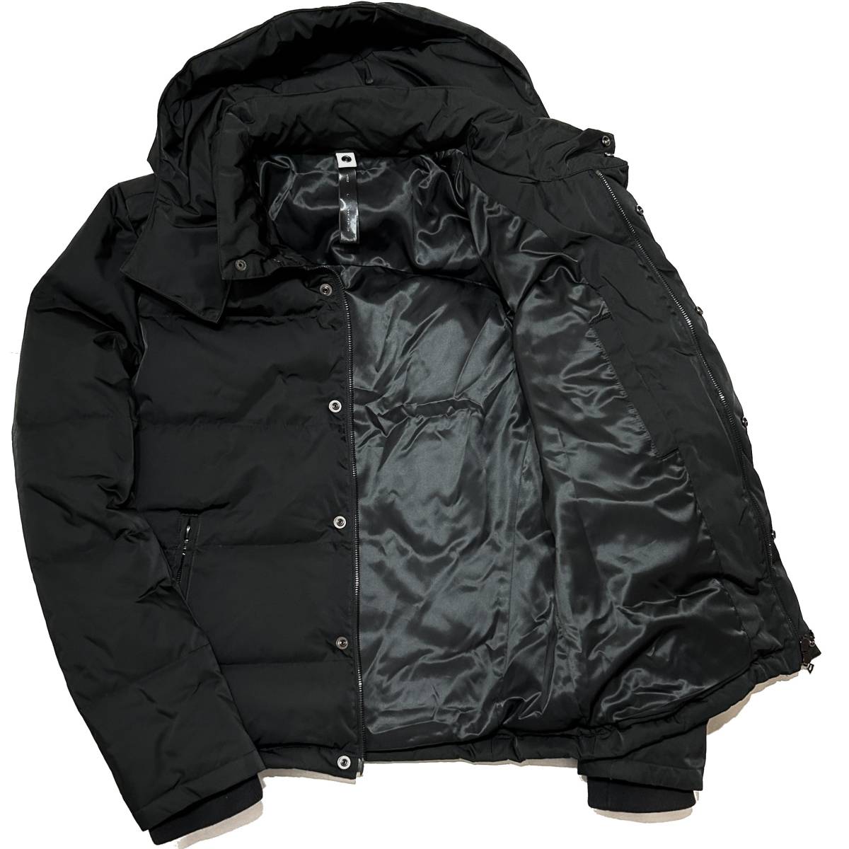 定価8.3万 wjk SEPARATE HOOD SIMPLE DOWN JACKET Lサイズ 黒 セパレートフードシンプルダウンジャケット akm ジュンハシモト 1piu