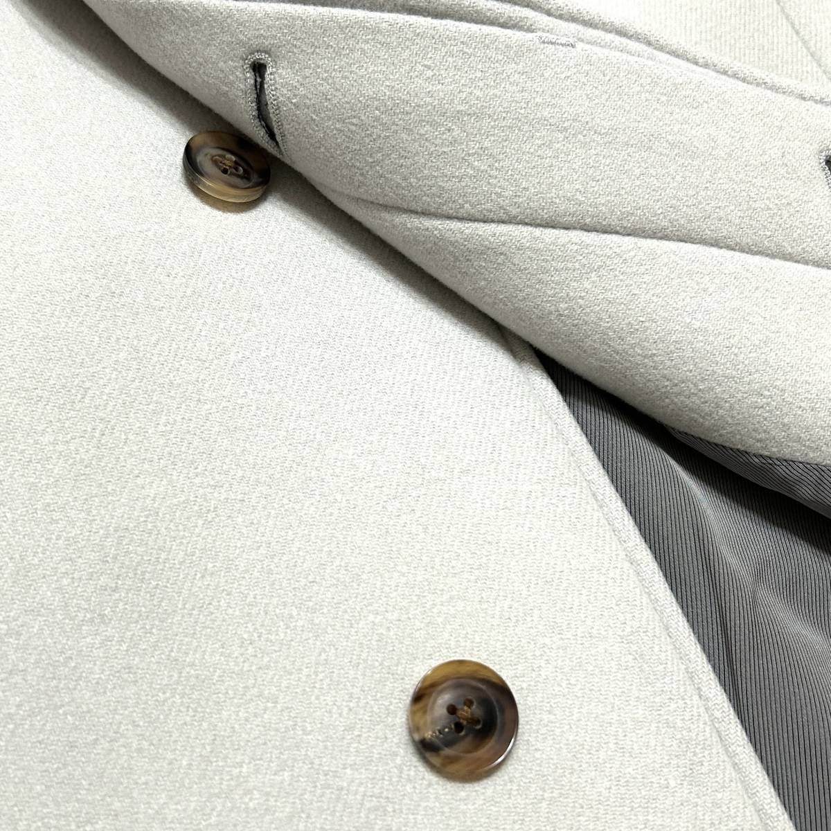 LEON掲載 定価9 4万 junhashimoto STAND COLLAR COAT 5 グレー LEON掲載 定価9 4万 junhashimoto STAND COLLAR COAT 5 グレー