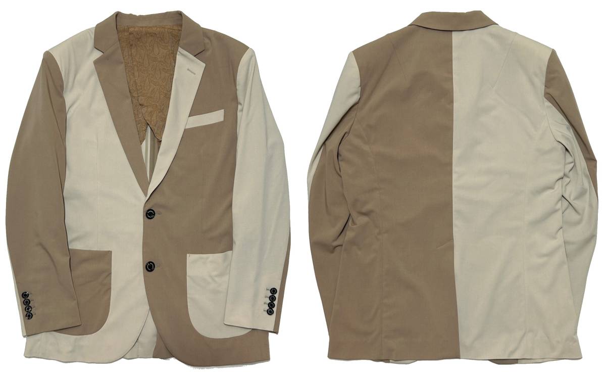 LEON掲載 定価15万 1piu1uguale3 STRETCH CRAZY JACKET&SLACKS LEON掲載 定価15万 1piu1uguale3 STRETCH CRAZY JACKET&SLACKS