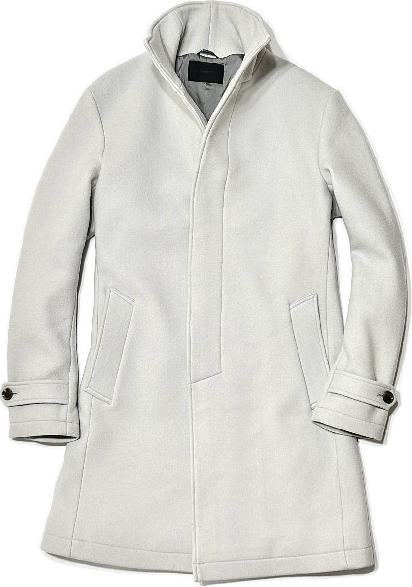 LEON掲載 定価9 4万 junhashimoto STAND COLLAR COAT 5 グレー LEON掲載 定価9 4万 junhashimoto STAND COLLAR COAT 5 グレー