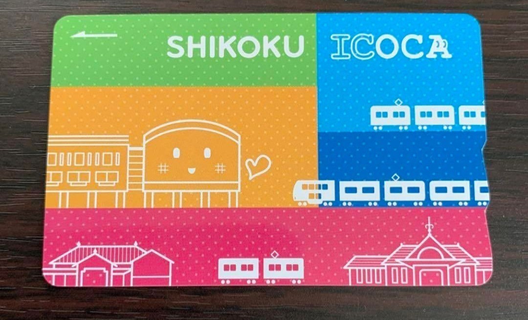 ICOCA イコカカード 交通系ICカード 四国デザイン デポジット_画像1