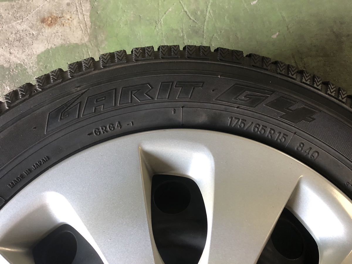 トヨタ TOYOTA アクア純正ホイール スタッドレス 175/65R15_画像7