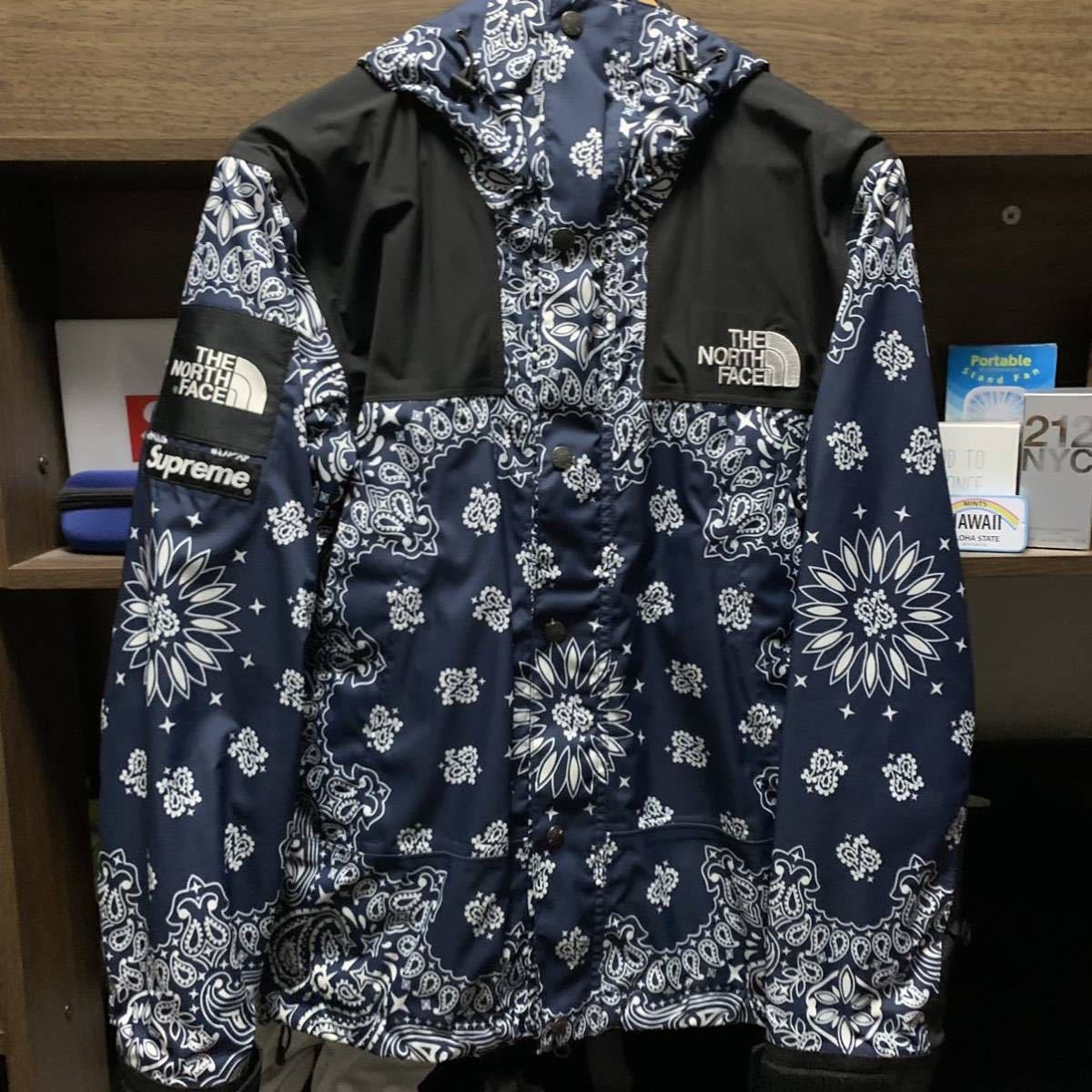 2014aw Supreme/The North Face Bandana Mountain Parka。シュプリーム ザノースフェイス バンダナ マウンテン パーカー