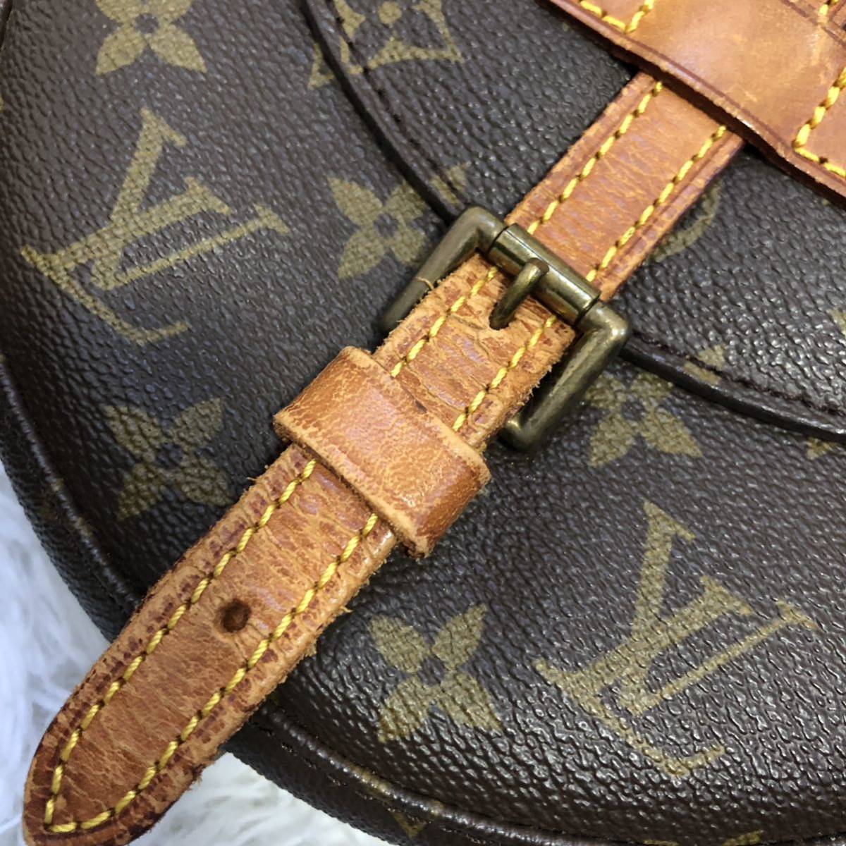 LOUIS VUITTON ルイヴィトン シャンティショルダーバッグ モノグラム キャンバス Ｍ５１２３２ 斜めがけ レディース フランス_画像3