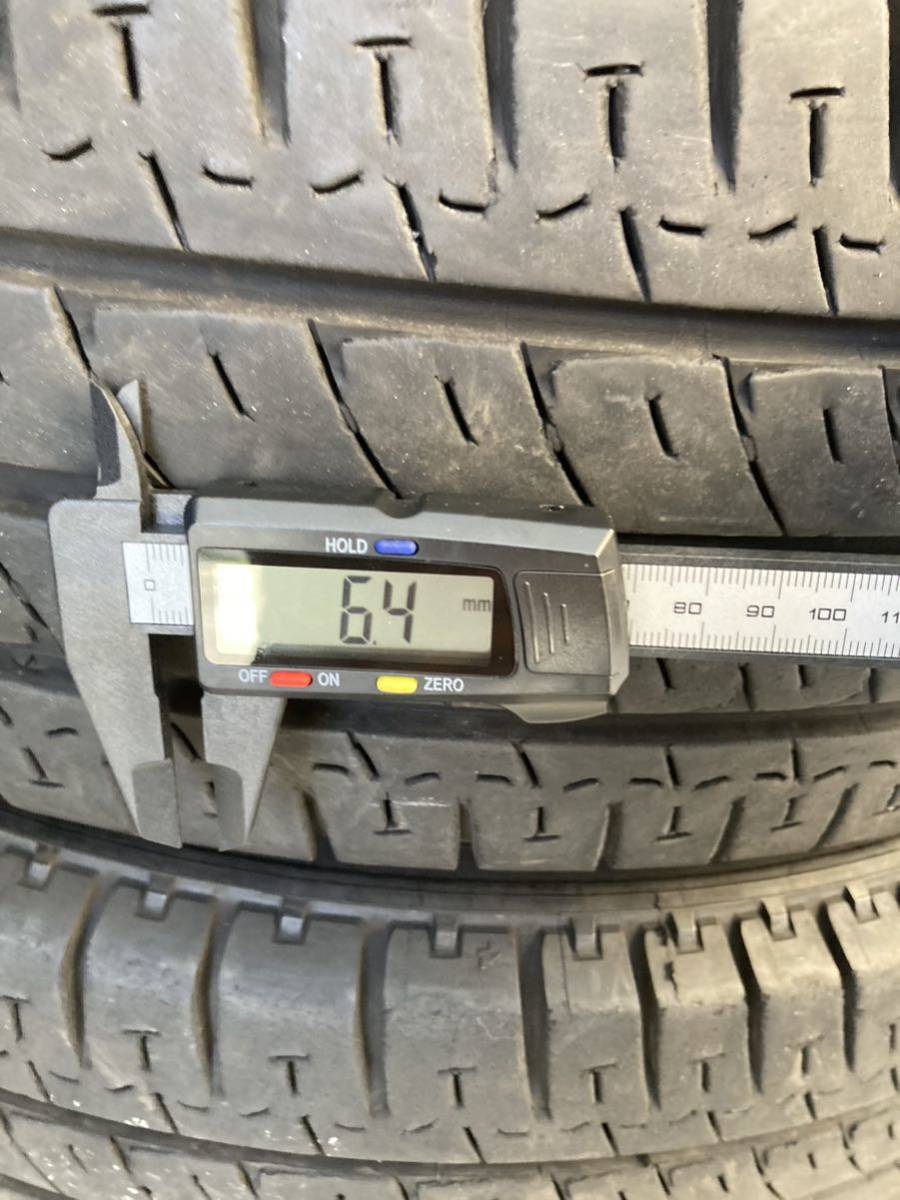 【岐阜発】ミシュラン AGILIS 195/80R15LT 2019年製 タイヤ 中古4本 ハイエース キャラバン ジムニーシエラ_画像7