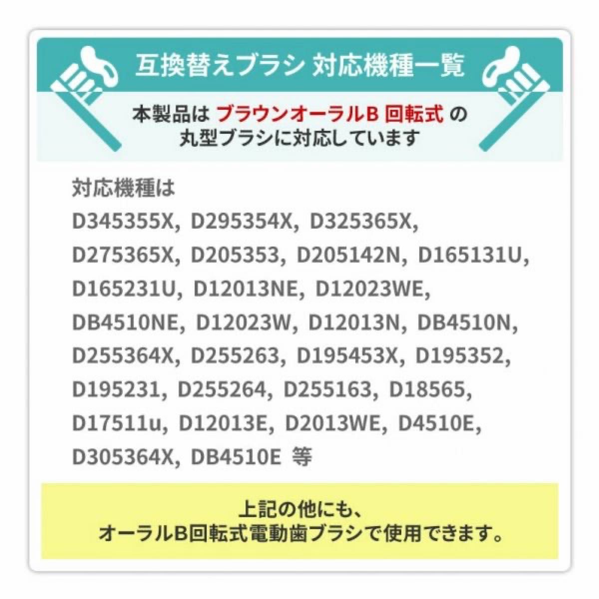 12本　ブラウン　オーラルb 替えブラシ　互換品　BRAUN　Oral-B 電動歯ブラシ