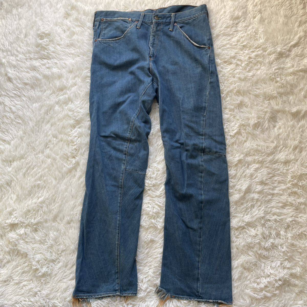 【マルジェラ期】Levi's RED WARPED COMFOR FIT 激レア　HERMES イタリア製　アーカイブ　リーバイス　Levi's 立体裁断　デニムパンツ_画像2