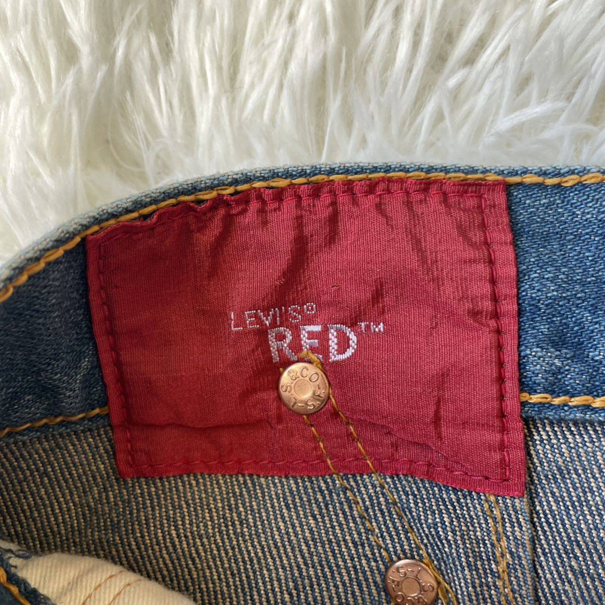 【マルジェラ期】Levi's RED WARPED COMFOR FIT 激レア　HERMES イタリア製　アーカイブ　リーバイス　Levi's 立体裁断　デニムパンツ_画像4