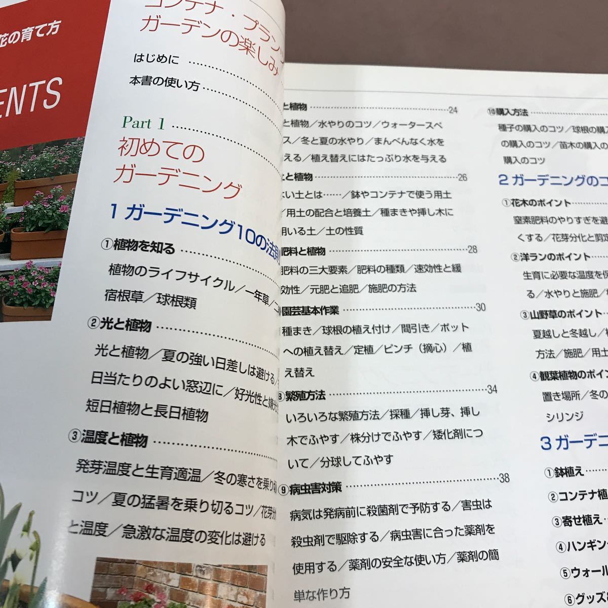 D12-084 図解 やさしい鉢花の育て方 西東社 記名塗り潰し・書き込み・蔵書印多数有り_画像3