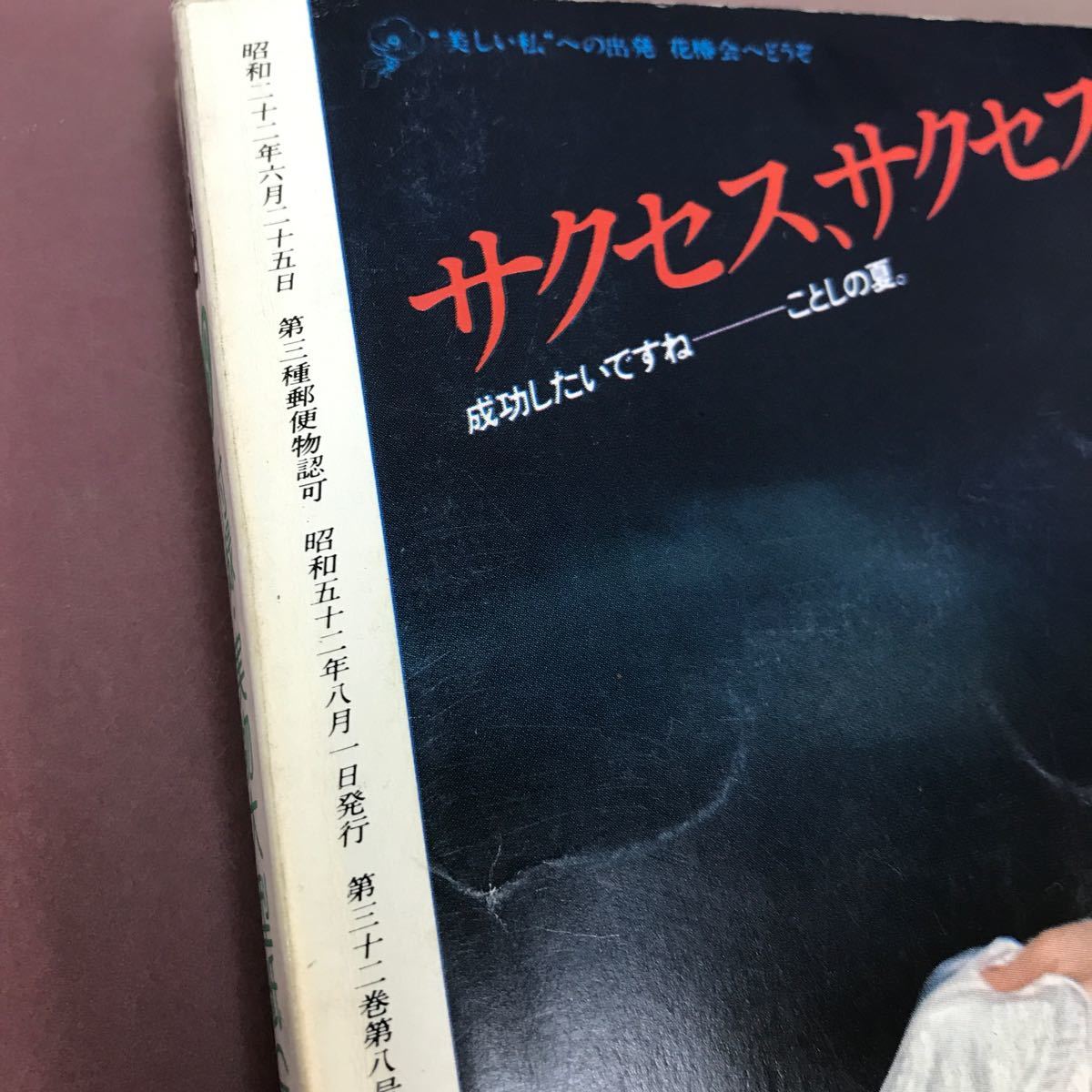 D14-096 装苑 8 文化出版局 昭和52年8月1日発行 クールルック この夏のスカート 他 付録無し _画像4