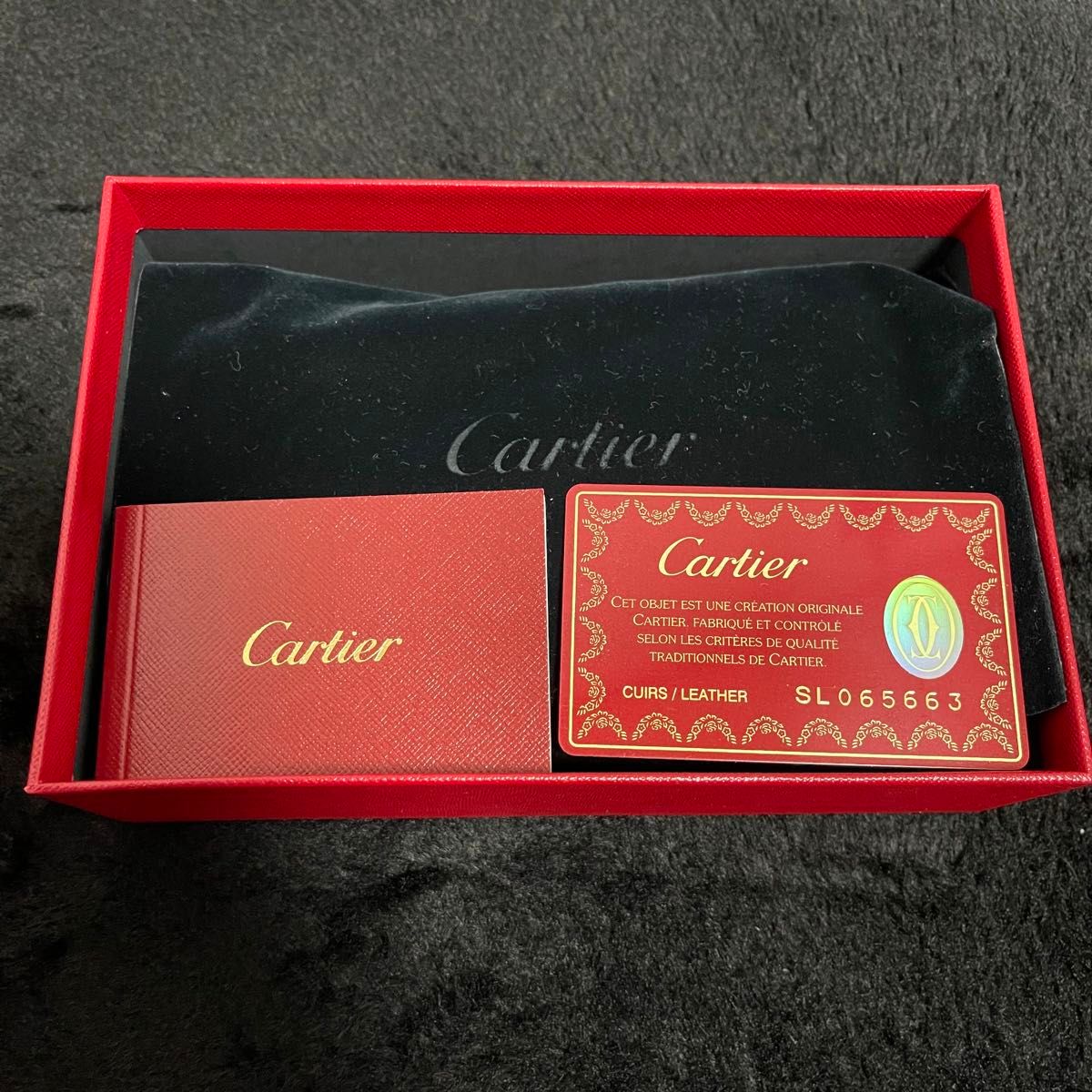 【箱有 極美品】Cartier マルチェロ ゴールドフィニッシュ 二つ折りウォレット 財布 カルティエ