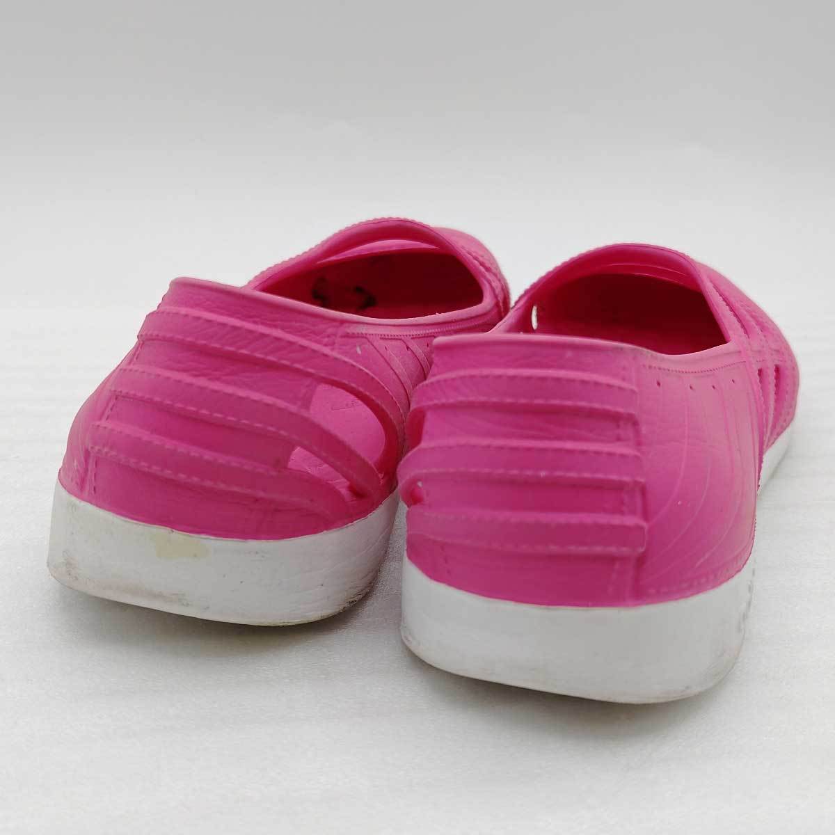 [ б/у ] Adidas плоская обувь легкий уличная обувь море 24.5cm Pink Lady -sADIDAS