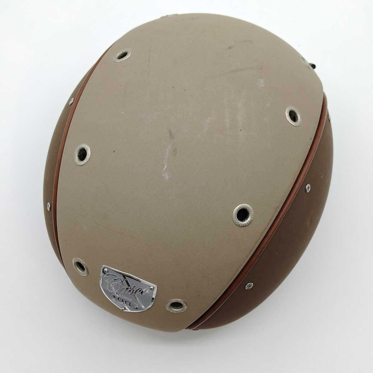[ used ] rental ko Champ 6 CHAMP-6 horse riding horsemanship helmet L (59-62cm) CASCO light brown case attaching 