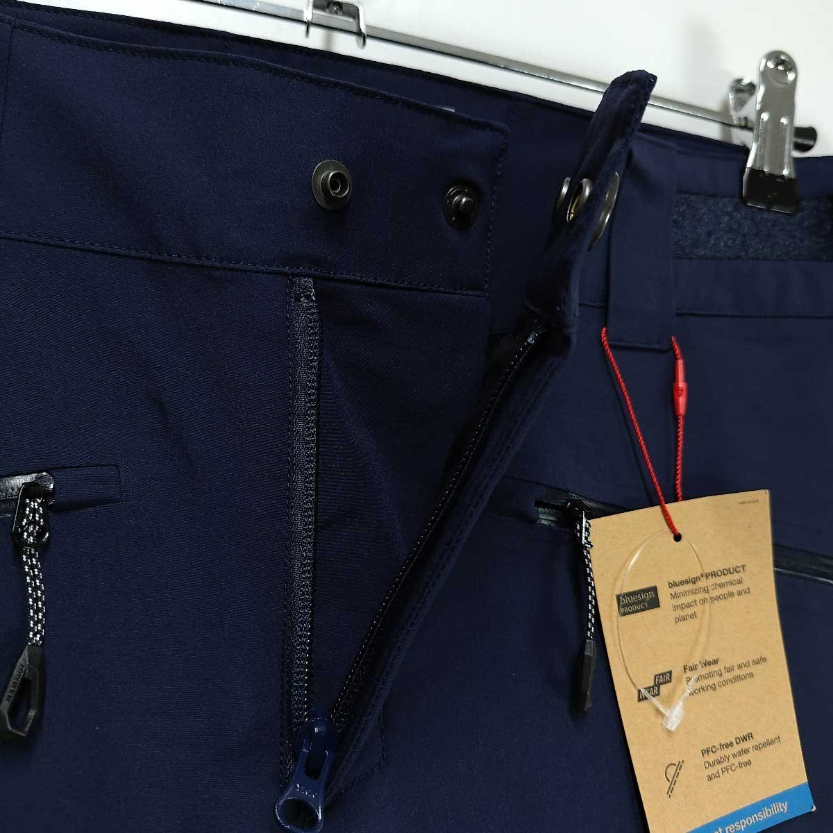 【中古・未使用品】マムート ストーニー ハードシェル パンツ Stoney HS スキーウェア S marine 1020-13070 メンズ MAMMUT_画像3