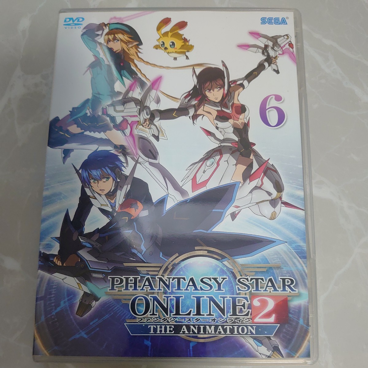 DVD ファンタシースターオンライン2 PHANTASY STAR ONLINE 2 THE ANIMATION 6 中古品1338_画像1