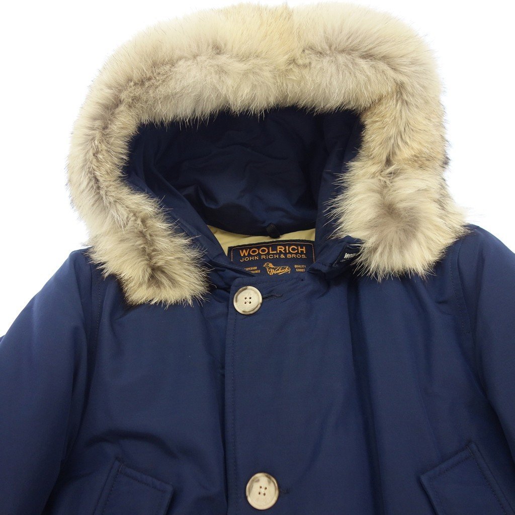 極美品◆ウールリッチ ダウンジャケット アークティック パーカー メンズ サイズXS ネイビー WOOLRICH【AFA19】_画像2