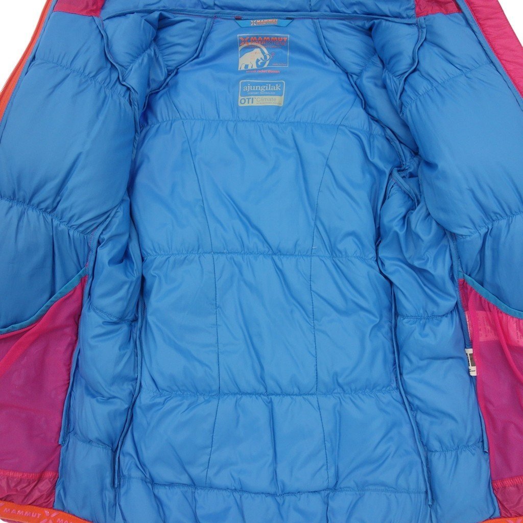 中古◆マムート ダウンジャケット ナイロン Biwak Jacket レディース ピンク×ブルー バイカラー サイズS MAMMUT【AFA14】の画像5